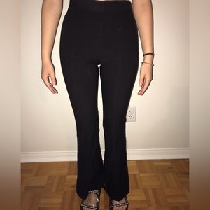 Garage Black Flare Pants